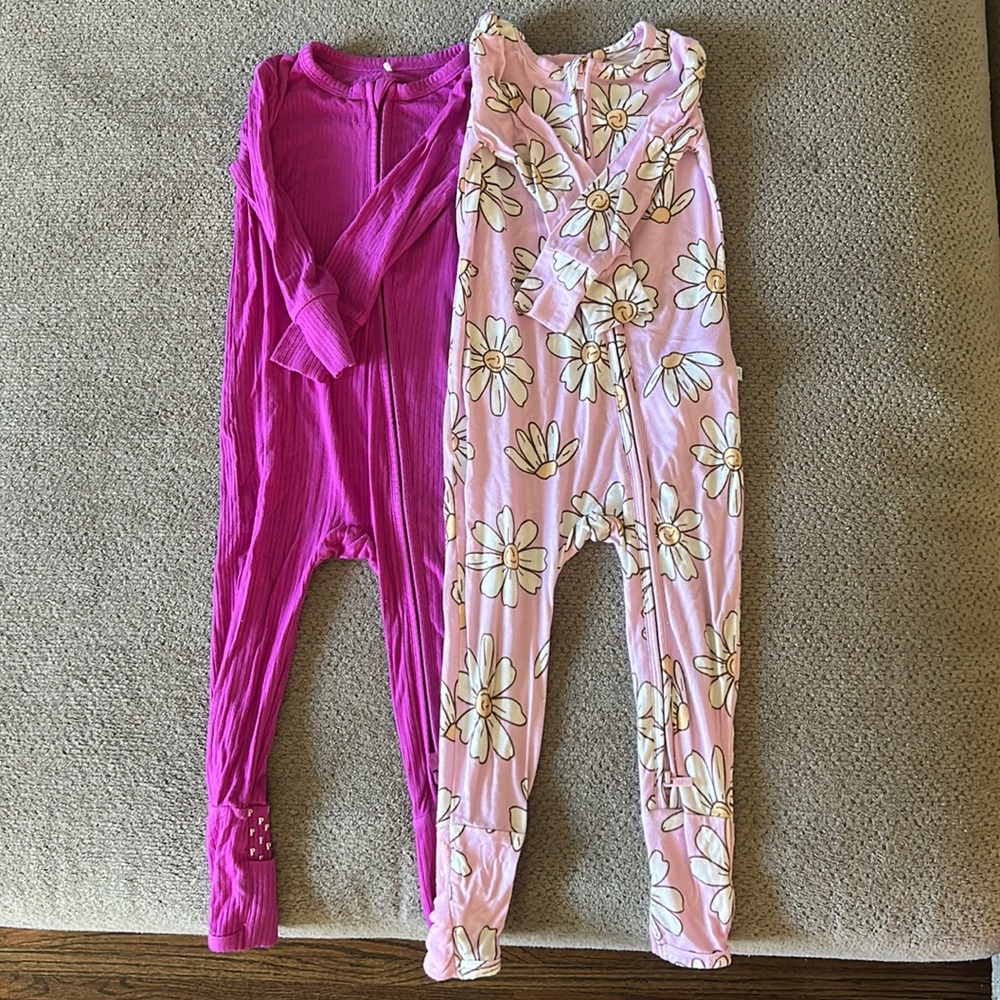 Two 12-18 month posh peanut sleepers